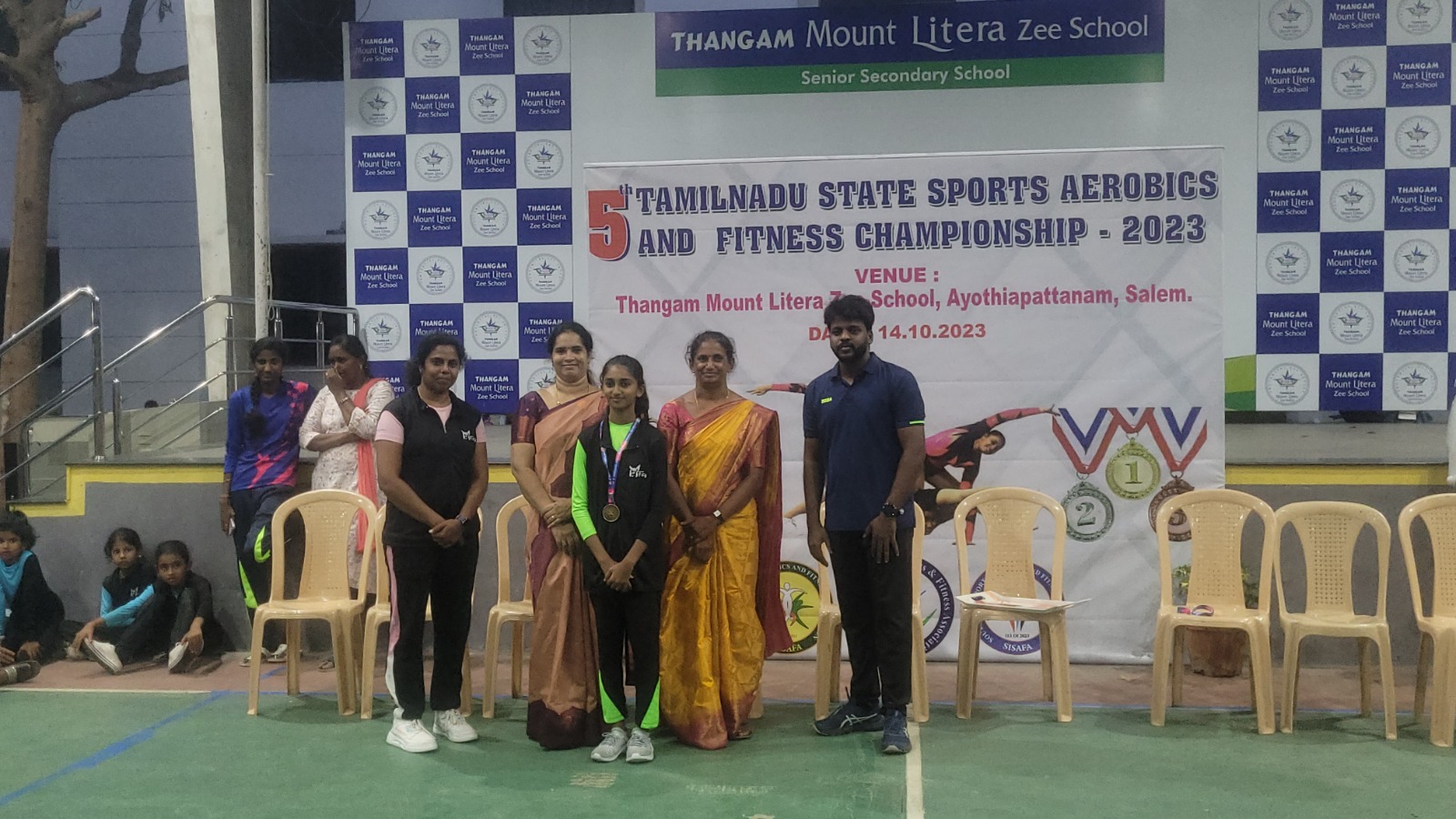 Sports aerobics coaching Erode, professional student training, fitness performance