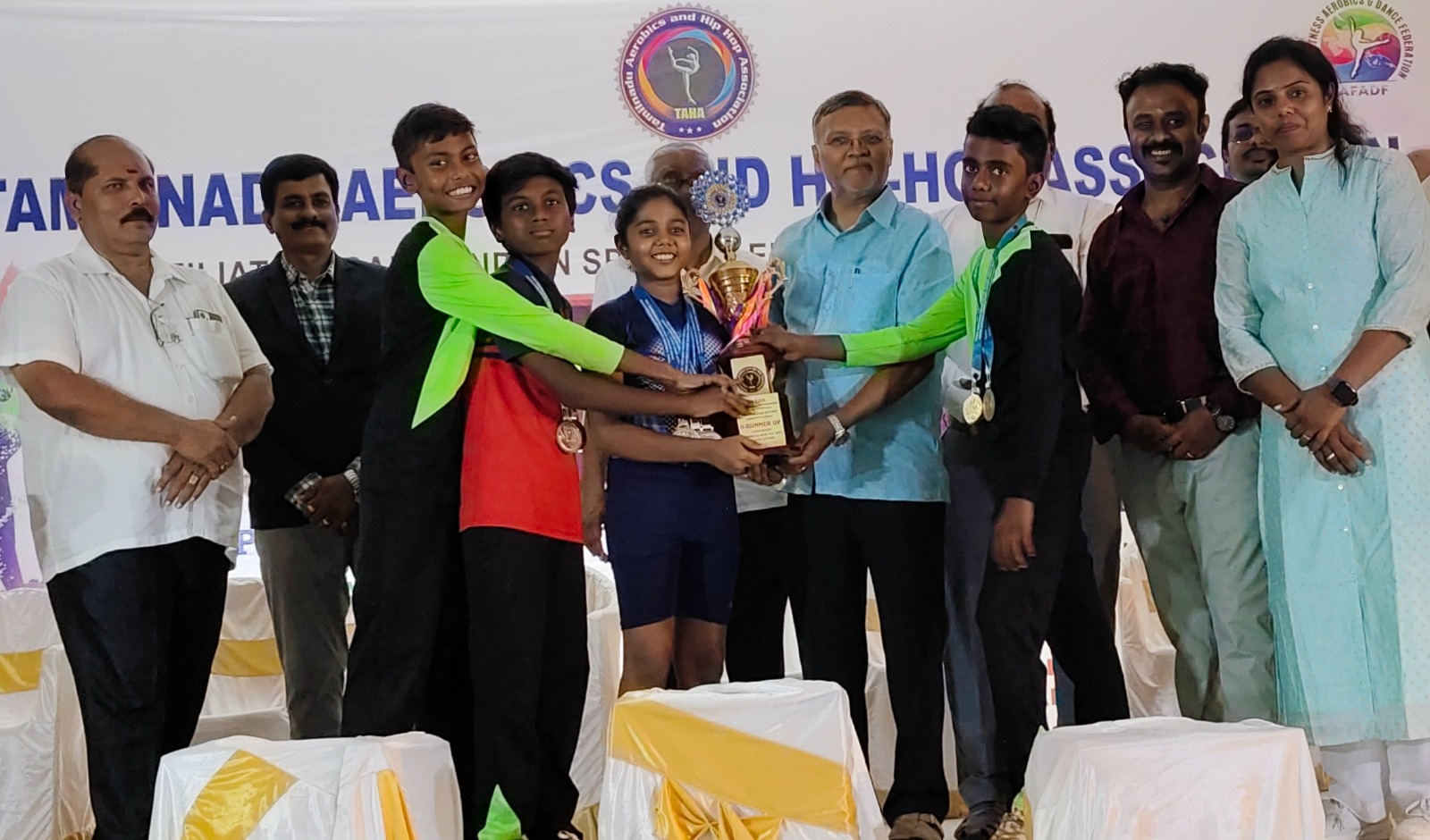 Competitive sports aerobics Erode, advanced aerobics workout Erode, athletic fitness performance Erode